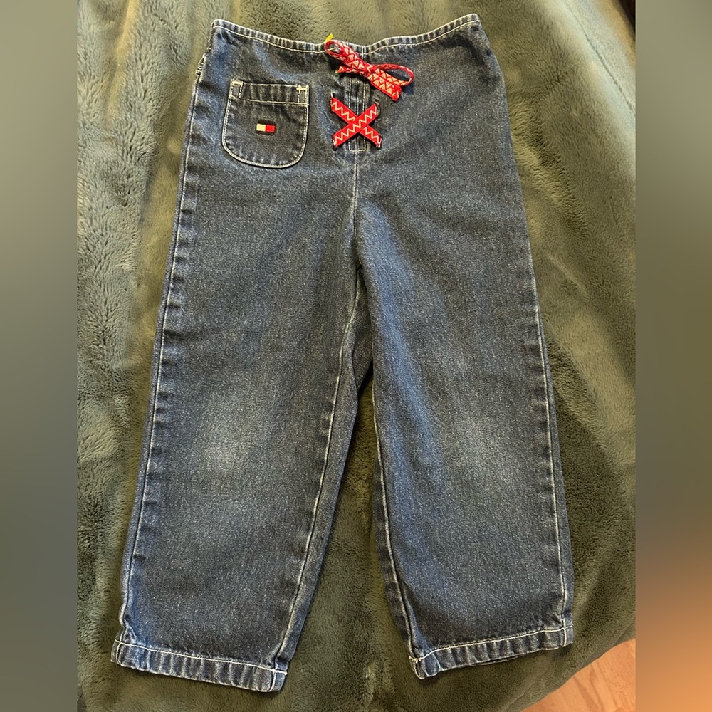 Vintage Tommy Hilfiger toddler jeans.
